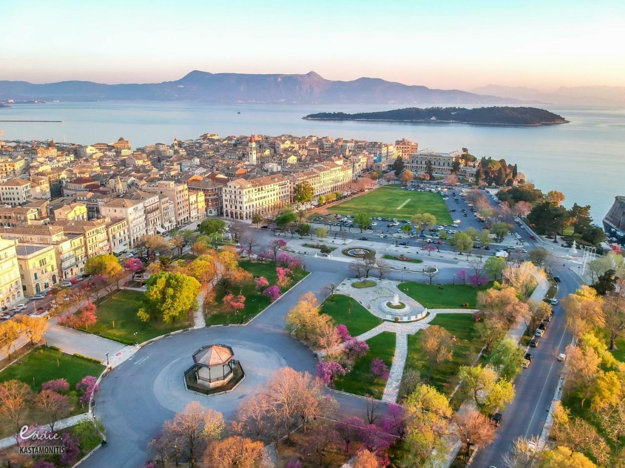 Gregos Rooftop Suite City Center W. Sea View Corfu  Eksteriør billede